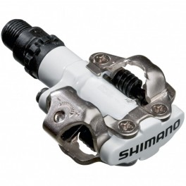 Ped&aacute;ly Shimano PD-M520 (čern&aacute;, b&iacute;l&aacute;, sř&iacute;brn&aacute;)