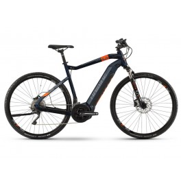 Haibike SDURO Cross 5.0 p&aacute;nsk&eacute; i500Wh modr&aacute;/oranžov&aacute;/titanov&aacute; 2020