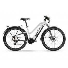 Haibike Trekking 8 i630Wh Trapez 12-r. XT trpitiv&aacute; b&iacute;l&aacute; 2021