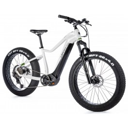 Leader Fox Brasa 26 Fatbike White, Panasonic GX Ultimate 95Nm, 720Wh