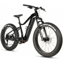 Leader Fox Braga 26 Fatbike Black, Bafang 510, 95Nm, 835Wh