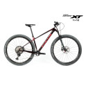 FOCUS Raven 9.9 Shimano XT 1x12 , v&iacute;nově červen&aacute; tmav&aacute; metal&iacute;za lesk karbon