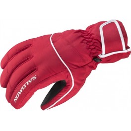 Salomon lyžařsk&eacute; rukavice Cruise red AKCE L126119